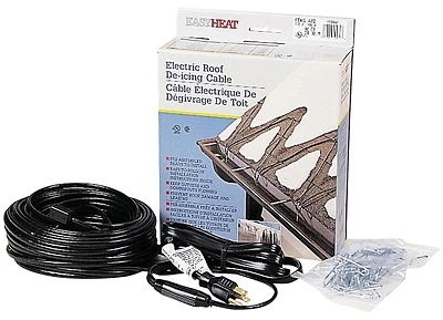 EasyHeat ADKS-600 Roof and Gutter De-Icing Cable, 120 Ft, 600W