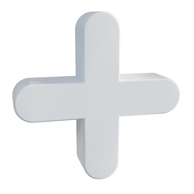 QEP 10335 Traditional Flexible Tile Spacer, 0.77 in Thick, Plastic, White