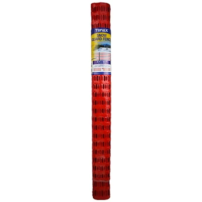 Sno-guard 4 Ft. H X 50 Ft. L Polyethylene Snow Safety Fence, Orange