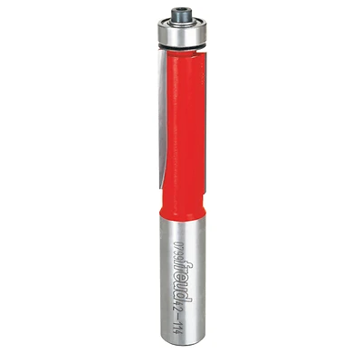Freud 42-114 Flush Trim Router Bit, 1/2 x 1-1/2 In., 2-Flute Carbide