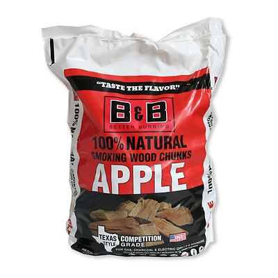 B&B Charcoal 00141 Apple Wood Smoking Chunks, 549 Cu In