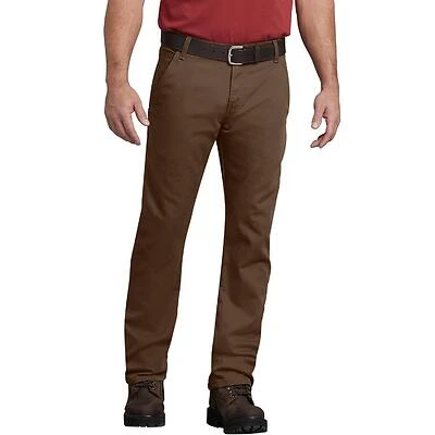 Men's Dickies Flex Straight-Leg Tough Max Carpenter Pants, Size: 42X30, Red/Coppr