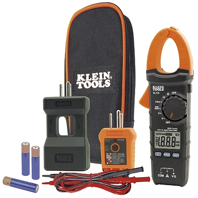 Cl120kit Lcd Clamp Meter And Electrical Maintenance Test Kit 1 Pk