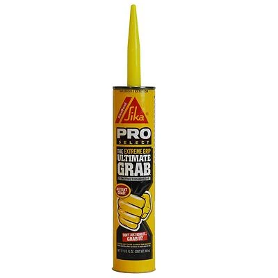 Sika 476098 Ultimate Grab Polyurethane Construction Adhesive, 10.1 Oz Cartridge