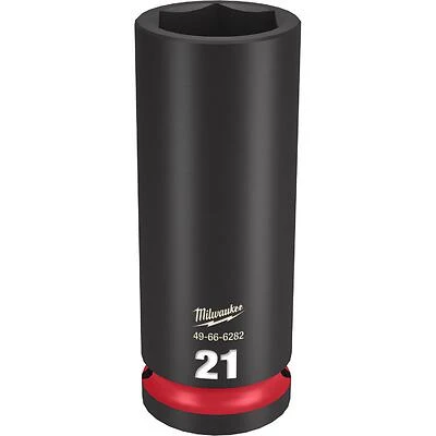 Shockwave 21 Mm X 1/2 Inch Drive Deep 6 Point Impact Socket