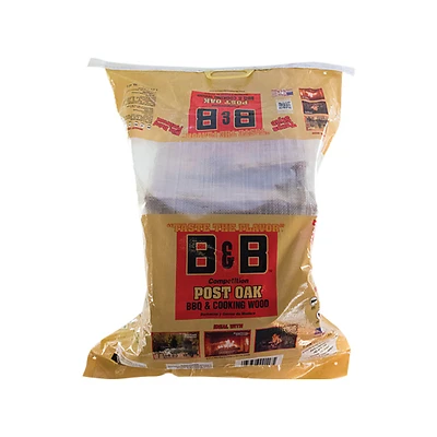 All Natural Post Oak Cooking Logs 1.25 Cu Ft - Premium Bbq Fuel
