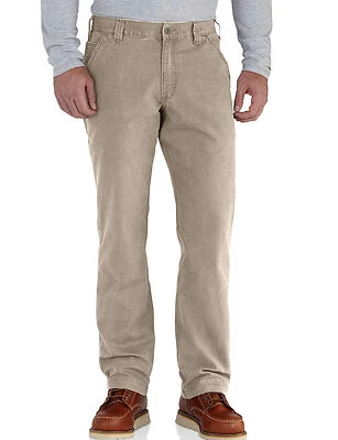 Rugged Flex Relaxed Fit Canvas Work Pant - W32 - Tan