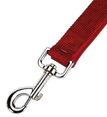 Dog Lead 1" X 6' Nylon Red - Durable And Reliable Pet Leash