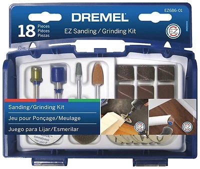 Ez Lock Sanding And Grinding Kit 18 Piece Ez727-01