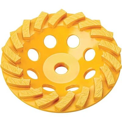 DeWalt DW4773T Turbo Diamond Cup Wheel, 7 In. Dia., 5/8-11 Arbor