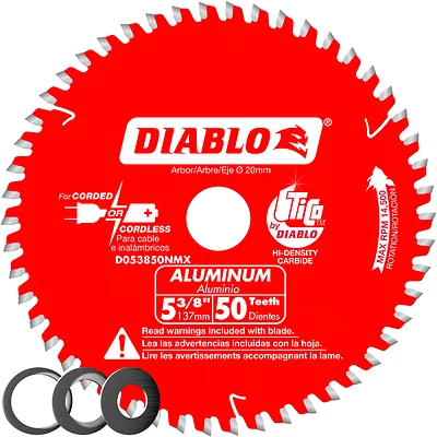 5-3/8 In. D X 20 Mm Tico Hi-density Carbide Circular Saw Blade 50 Teeth 1 Pk