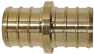 Apollo APXC3410PK 3/4 In. Brass PEX Barb Coupling, Lead-Free, 10-Pack