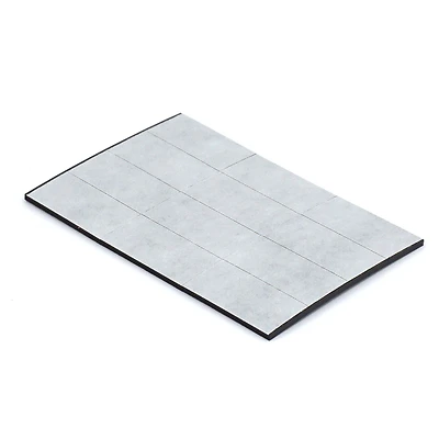 Master Magnetics 07010 Magnetic Tape Strip, 2 In. X 3 In., 12 Pre-Scored Rectangles