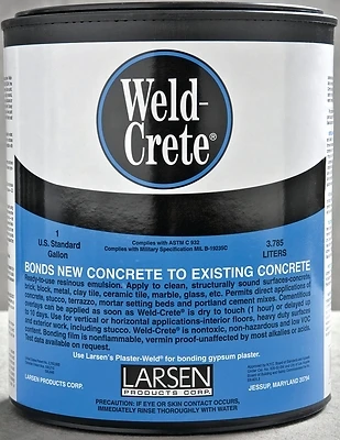 Wcg04 Weld-crete Concrete Bonding Agent, 1 Gallon, Pack Of 4, Pink Liquid