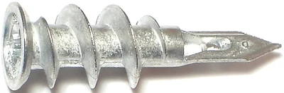 Midwest Fastener 10420 Hollow Wall Anchor With Screw, #8 X 1-1/4 In, Zinc, 75 Lb
