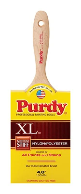 Purdy 144380340 XL Sprig Trim Paint Brush, 4 In., Medium Stiff Flat