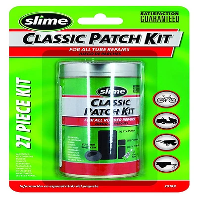 Slime 20189 Tire Patch Kit, 27-Piece, All Tire Types