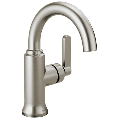 Delta Alux 15769LF-SP Single-Handle Bathroom Sink Faucet, 1.2 GPM, Brushed Nickel