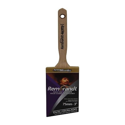 Arroworthy Rembrandt 6420-3 Angular Sash Paint Brush, 3-1/4 In. Polyester