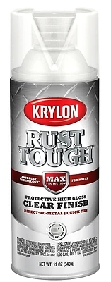 Rust Tough 12 Oz Clear Gloss Rust Preventive Enamel Spray Paint