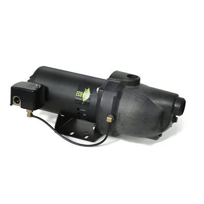 Eco-Flo EFSWJ7P Shallow Well Jet Pump, 3/4 HP, 846 GPH, Thermoplastic