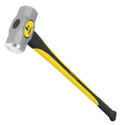Vulcan 34504 Sledge Hammer, 8 Lb Head, 36 In Fiberglass Handle