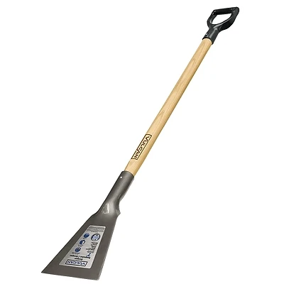 Vulcan 34552 Sidewalk Scraper, 14 In L X 7 In W Steel Blade, Wood Handle