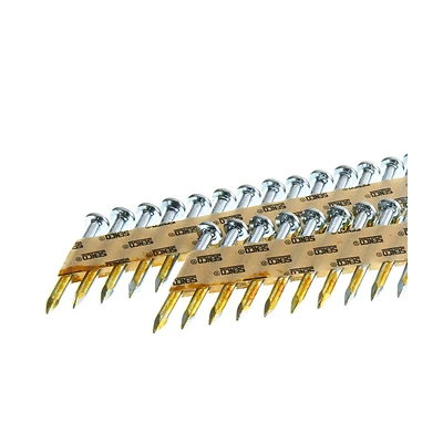 1-1/2 In. 34° Angled Strip Metal Connector Nails, Smooth Shank, 2000 Pk