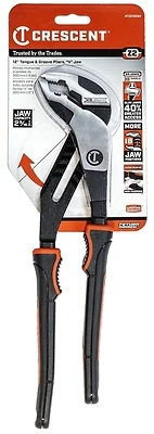 12 Inch Z2 K9 V-jaw Dual Material Tongue And Groove Pliers Rtz212cgv