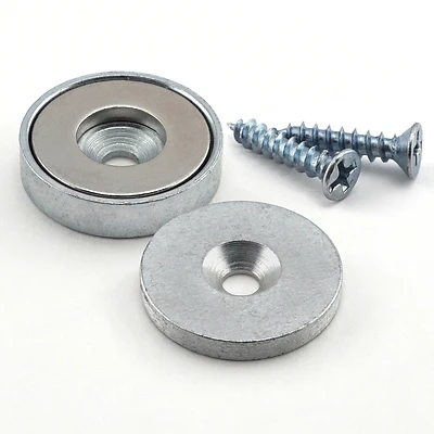 30 Lb. Neodymium Latch Magnet Kit With 35 Mgoe Pull Strength