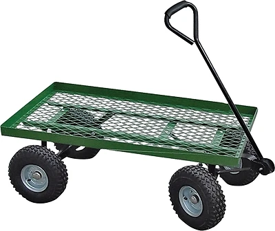 Landscapers Select YTL22114 Garden Cart, 600 Lb Capacity, 38x20 In Steel Deck, 10 In Wheels