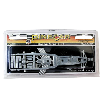 Maximum Torque Chassis Weight Alloy Silver 2.5 Oz Model P3912