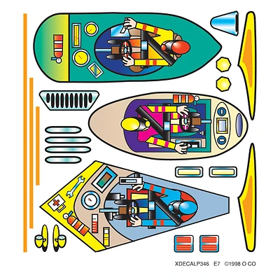 P346 Canopy And Cockpit Custom Parts Set With Decal