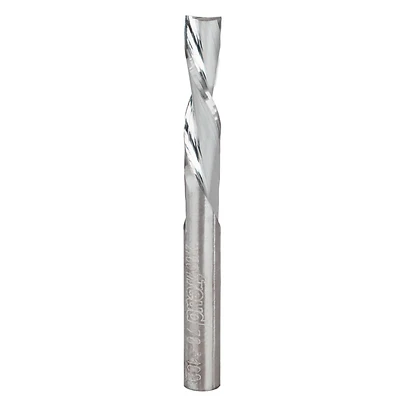 1/4 x 1-In. 2-Flute Down-Spiral Router Bit