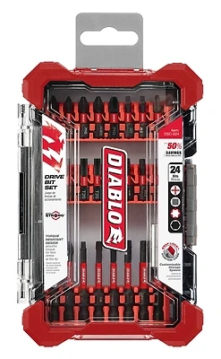 24-Pc. Screwdriving Bit Set