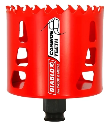 3-1/8 In. Carbide-tipped Hole Saw Dhs3125ct, 2-3/8 In. Cutting Depth, Individual