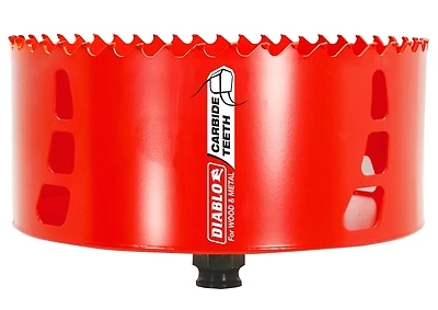 6 In. Carbide-tipped Hole Saw Dhs6000ct For Wood And Metal Cutting