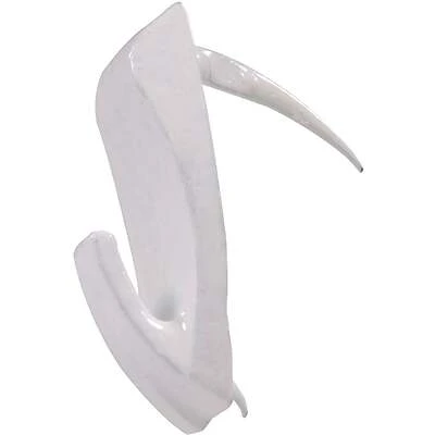 Wall Biter Picture Hangers, White, Large, 35-Lb., 3-Pk.
