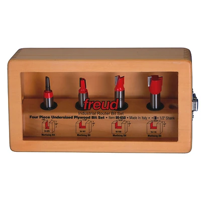 Undersized Plywood Bits, 4-Pc. Set