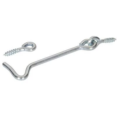 4 Gate Hook And Eyes, Zinc Plated Hillman Misc Cabinet Hardware 851484