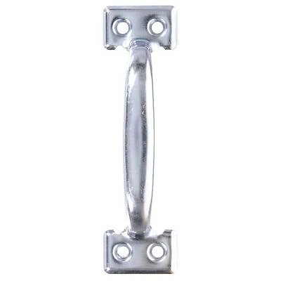 6-1/2 Utility Door Pull, Zinc Plated Hillman Pull Plates 851567 008236865752