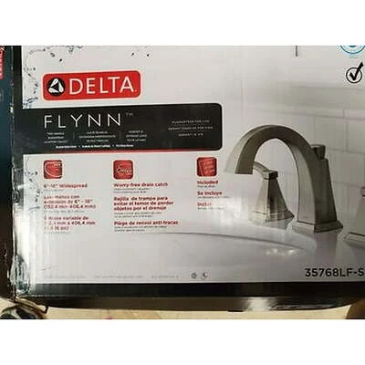 Flynn 2-Handle Widespread Bathroom Faucet, Stainless