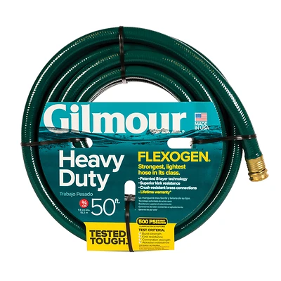 Gilmour 843501-1011 Flexogen Hose, 8-Ply, 3/4-In. x 50-Ft.