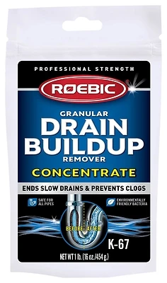 Roebic K-67 Bacterial Drain & Trap Cleaner Concentrate, 16 oz.