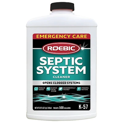 Roebic K-57 Septic Tank & Cesspool Bacterial Cleaner, 1 Qt.
