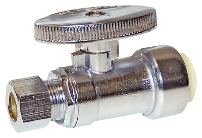 1/2 In. Pf X 3/8 In. Od Brass Push Straight Valve 1191-932hc Pack Of 10