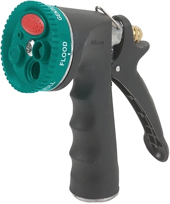 Gilmour 805942-1001 Comfort Dial Metal Hose Nozzle, 7 Patterns