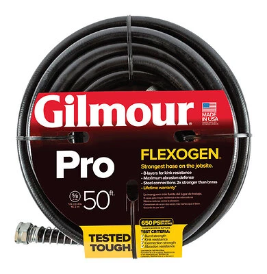 Gilmour 865801-1001 Flexogen Garden Hose, 5/8 In. x 50 Ft.