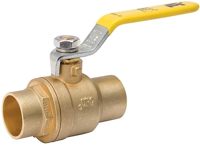 1-1/4 In. S Brass Full Port Ball Valve - 600 Psi