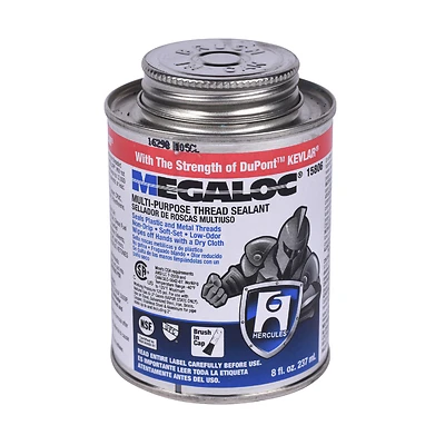 Hercules Megaloc 15806 Blue Thread Sealant, 8 Fl. Oz.